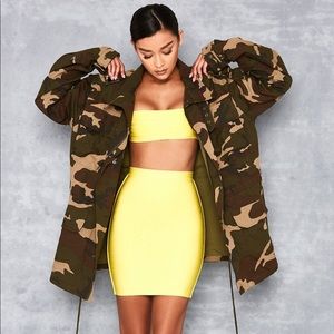 Mistress Rocks Jump Up Camo Oversized Jacket